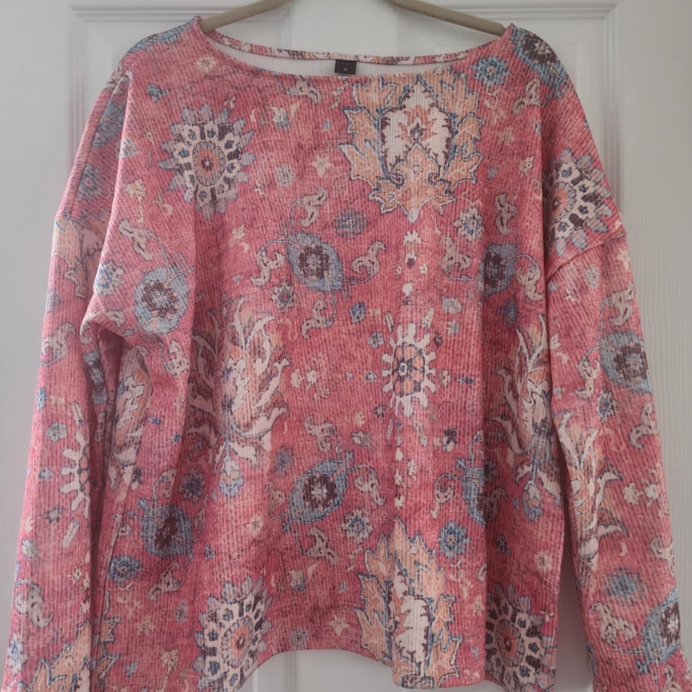 Drop sleeve round neck Top